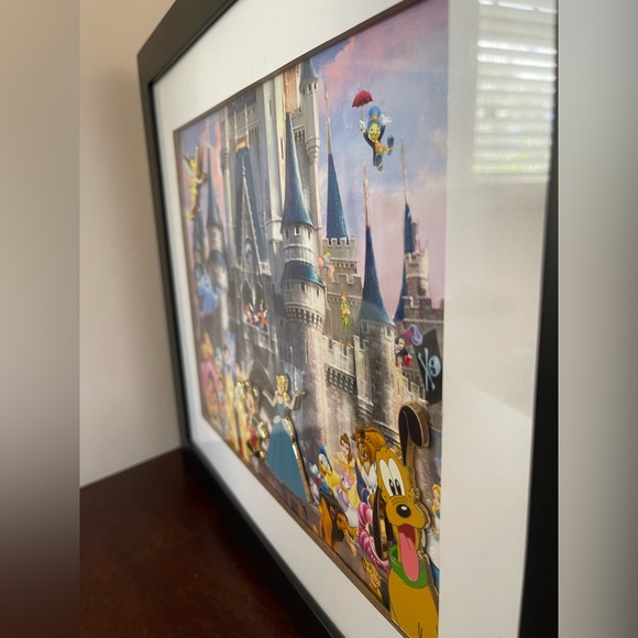 Disney Framed Castle Picture, Where Dreams Come True, 4 Pin Set - Picture 8 of 12
